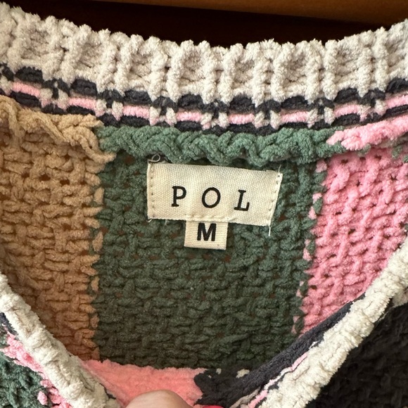 NWOT POL CHENILLE MULTI COLOR TOP - Picture 6 of 6